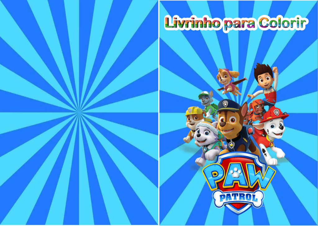 Desenhos da Patrulha Canina para colorir, pintar e imprimir  Patrulha  canina para colorir, Patrulha canina desenho, Aniversário paw patrol